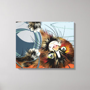 Lienzo Funny Kitten