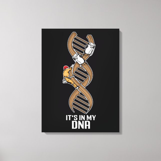 Lienzo Funny Lineman Regalo Padre Cable Eléctrico Lineman (Anverso)