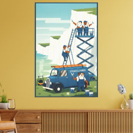 Lienzo Funny White Cliffs of Dover