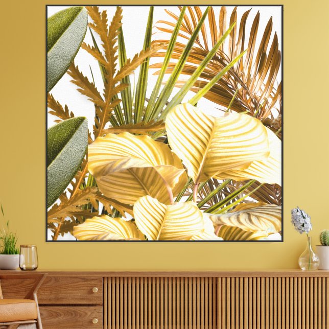 Lienzo Fusión Botánica (Insitu (Sala de estar))