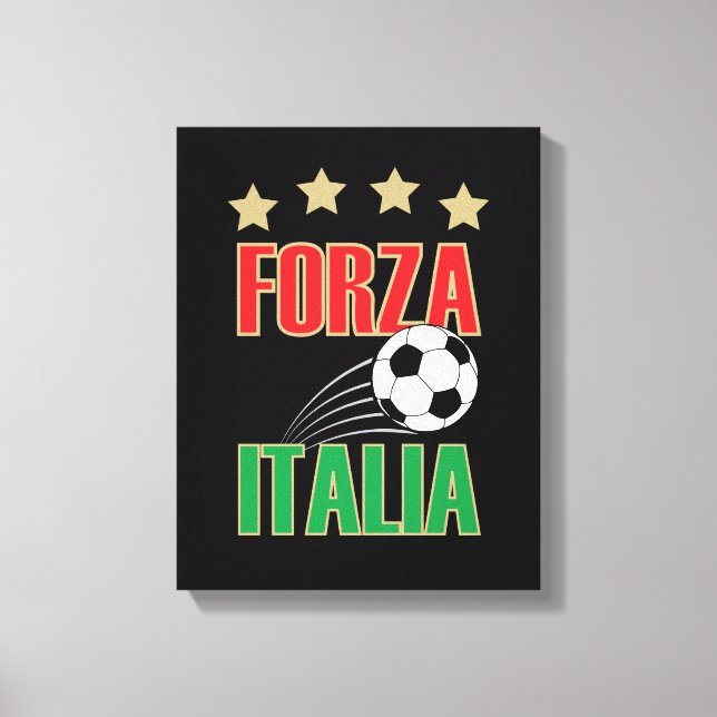 Lienzo Fútbol de Forza Italia (Anverso)