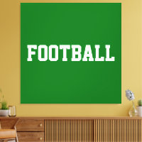 FÚTBOL Negrita Deportivo Texto Blanco Sobre Verde 