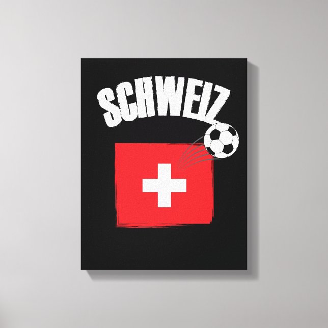 Lienzo Fútbol Suiza Schweiz (Anverso)