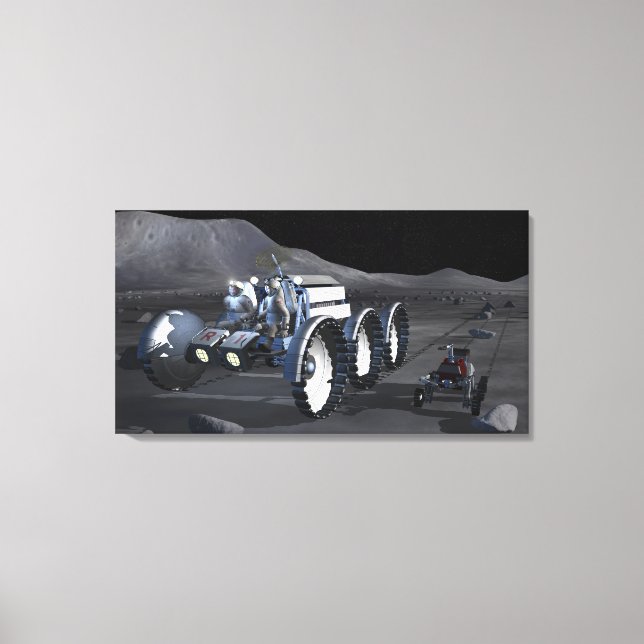 Lienzo Futuras misiones de exploración espacial 12 (Anverso)