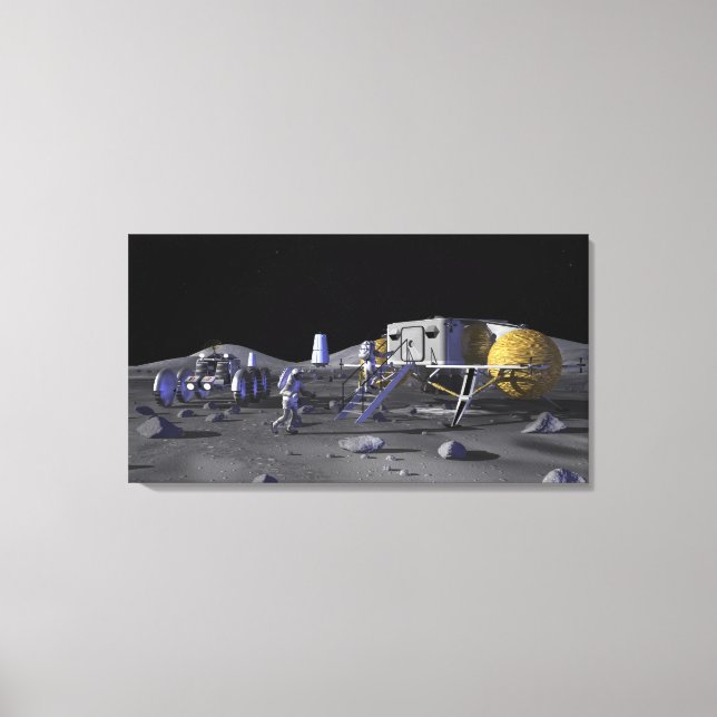 Lienzo Futuras misiones de exploración espacial 13 (Anverso)