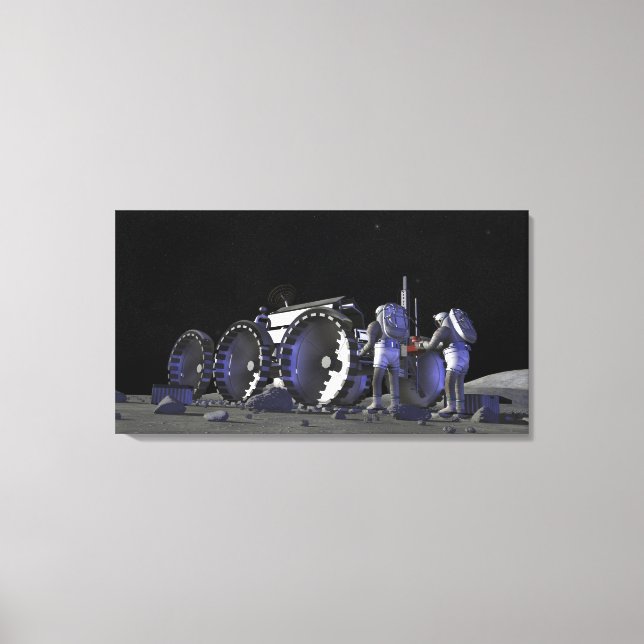 Lienzo Futuras misiones de exploración espacial 9 (Anverso)