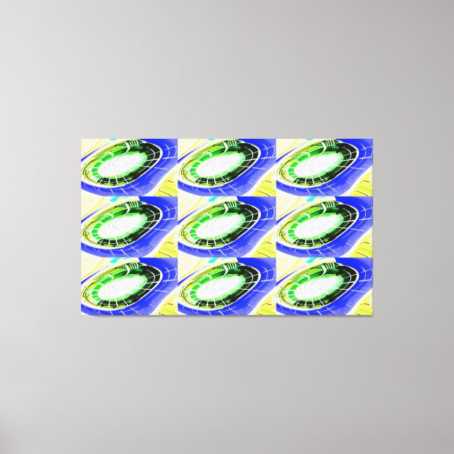 Lienzo Futuras plataformas de aterrizaje extranjeras (Anverso)