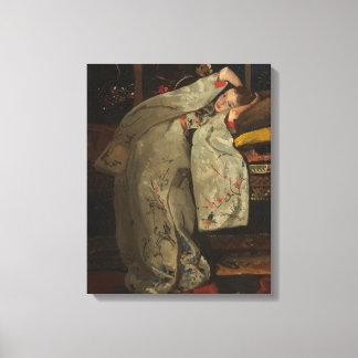 Lienzo G.H. Breitner, Chica en un Kimono Blanco - Bella A