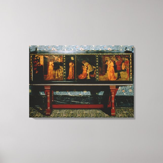 Lienzo Gabinete de San Jorge, 1861 (roble con paneles pin (Anverso)