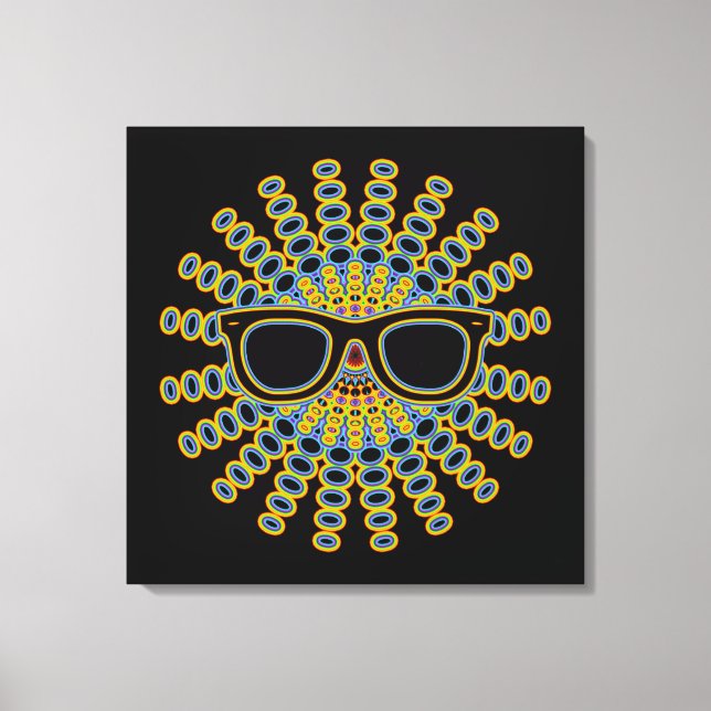 Lienzo Gafas de nerd soleadas + tu trasero. e ideas (Anverso)