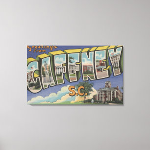 Lienzo Gaffney, Carolina del Sur - escenas grandes de la