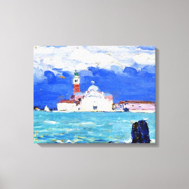 Lienzo Gagnon - San Giorgio, Grey Day, Venice, (Anverso)