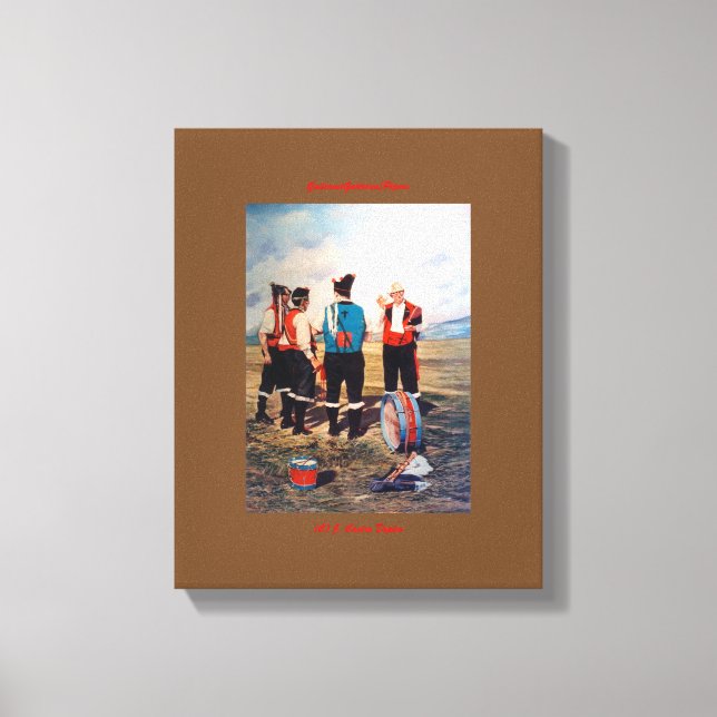 Lienzo Gaiteros/Gaiteiros/Pipers (Anverso)