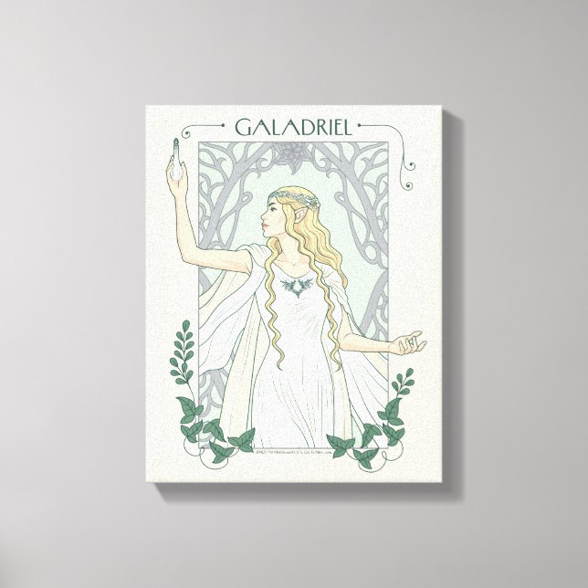 Lienzo Galadriel Luz de Valinor Gráfico (Anverso)