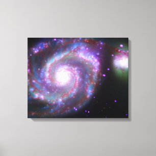 Lienzo Galaxia de M51 Whirlpool: Una belleza clásica