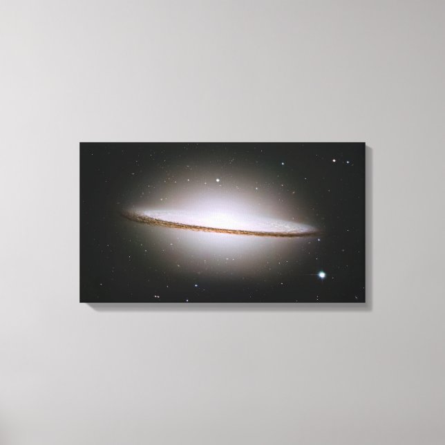 Lienzo Galaxia de Sombrero (Anverso)