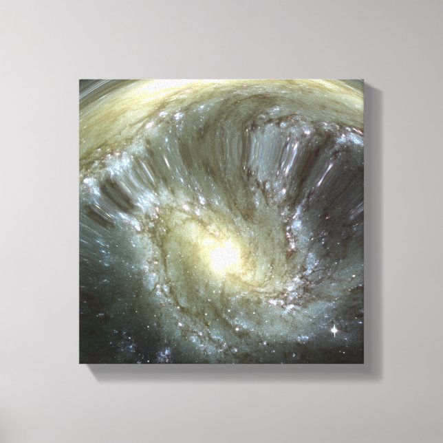 Lienzo Galaxia digitalmente alterada (Anverso)