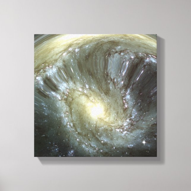 Lienzo Galaxia digitalmente alterada (Anverso)