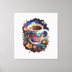 Lienzo Galaxia en la Copa del Café