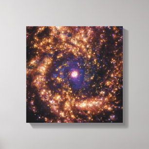 Lienzo Galaxia espiral con brote estelar ESO Messier 61