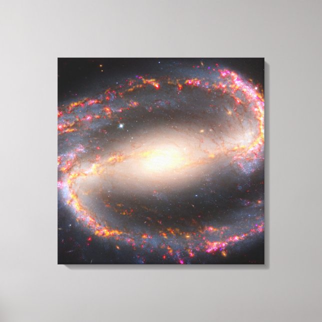 Lienzo Galaxia Espiral Ngc 1300. (Anverso)