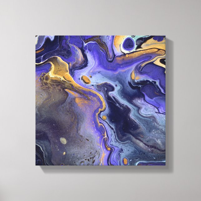 Lienzo Galaxia líquida 1 (Anverso)