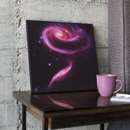 Lienzo Galaxias Rosa Celestial