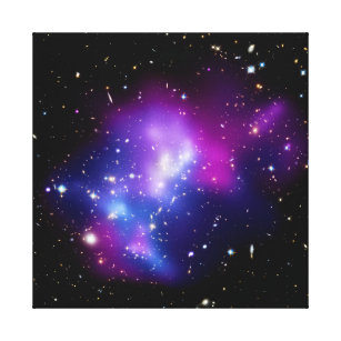 Lienzo Galaxy Cluster MACS J0717 Fotografía del Espacio U