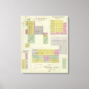 Lienzo Galena, Scammonville y Crestline, Kansas