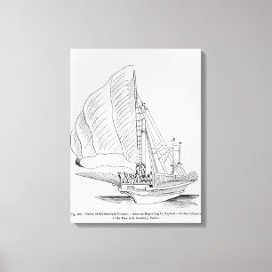 Lienzo Galera del siglo XVI