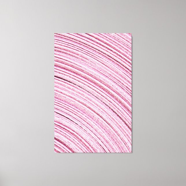 Lienzo Galería de macros de cinta rosa (Anverso)