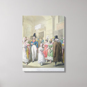 Lienzo Galerías del Palacio Real, de 'Tableau de