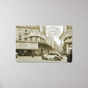 Lienzo Galerías Lafayette Paris Haussmann 1940 Fotografía