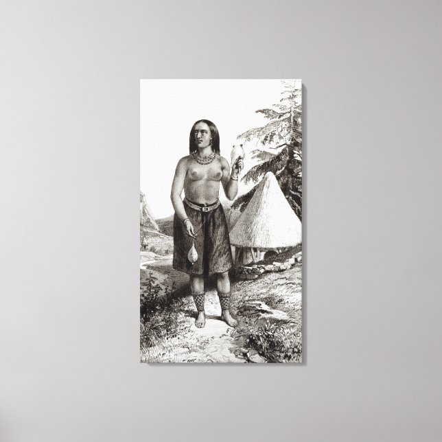 Lienzo Galla Woman (Anverso)