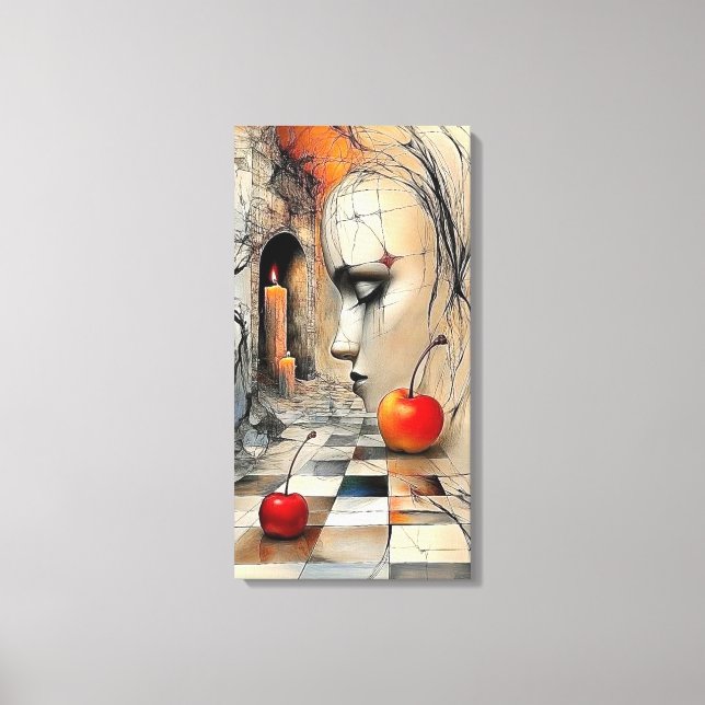 Lienzo Gallery-Style Pet Portrait Canvas – Meaningful Hom (Anverso)