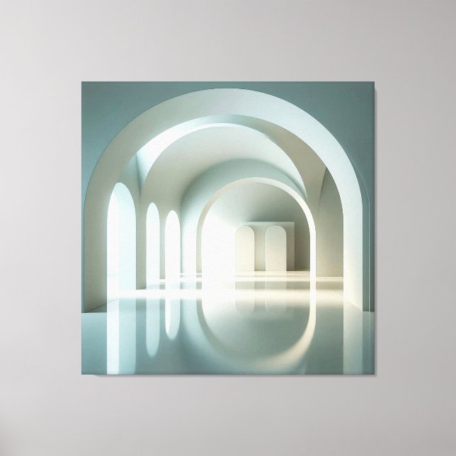 Lienzo Gallery with Arched Light Field (Anverso)