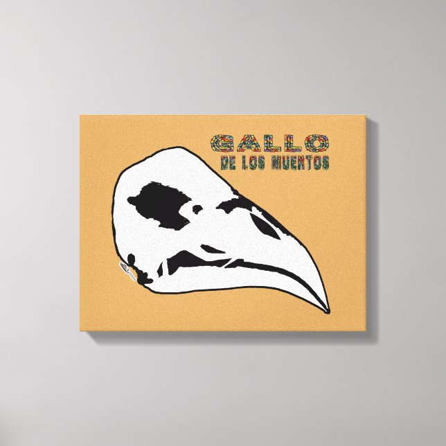 Lienzo Gallo De Los Muertos (Anverso)