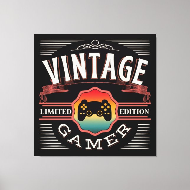 LIENZO GAMER VINTAGE EDICIÓN LIMITADA (Anverso)