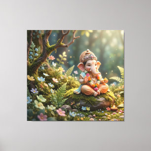 Lienzo Ganesha