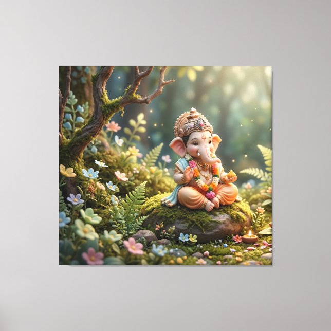 Lienzo Ganesha (Anverso)