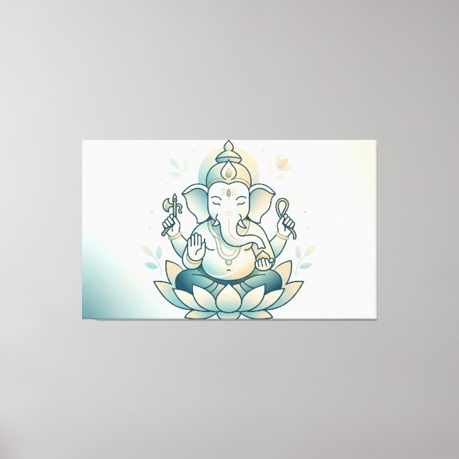 Lienzo Ganesha (Anverso)