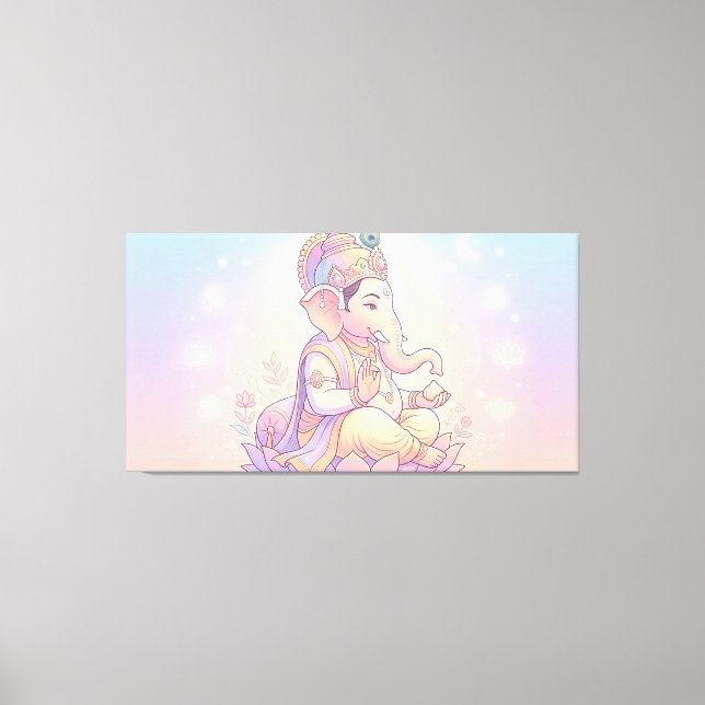 Lienzo Ganesha Calma Divina (Anverso)