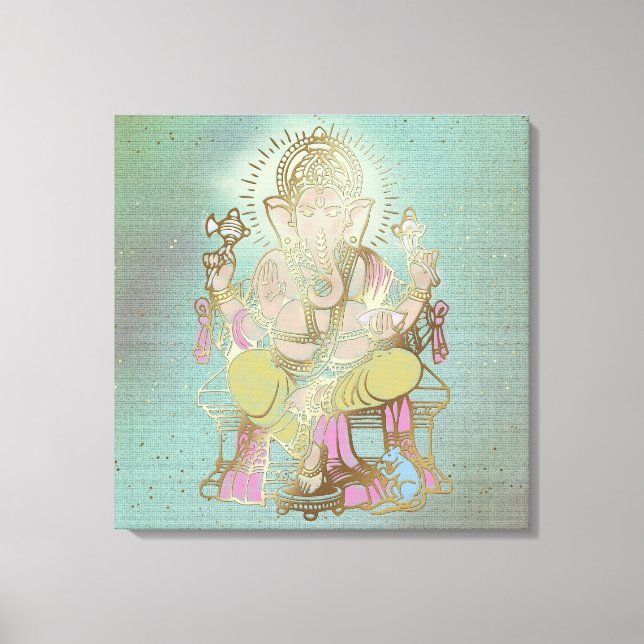 Lienzo GANESHA - Wrapped Canvas (Anverso)