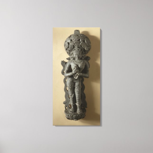 Lienzo Ganga, diosa que personifica el río sagrado Ga (Anverso)