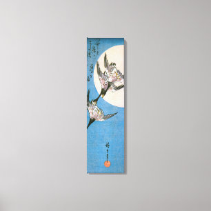 Lienzo Gansos Salvajes Volando hacia Abajo Atravesando la