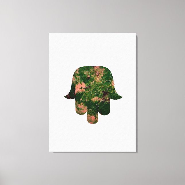 Lienzo Garden Hamsa Balloon Painting Studio Art  (Anverso)