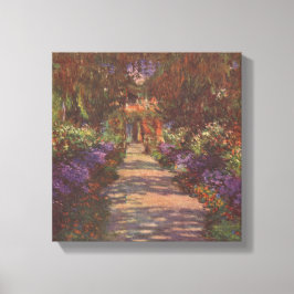 Lienzo Garden Way - Claude Monet - c1902