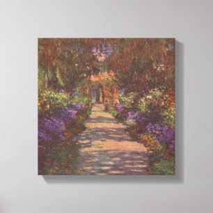Lienzo Garden Way - Claude Monet - c1902