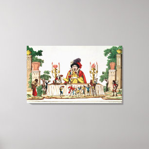 Lienzo Gargantua en su pequeña cena, c.1800