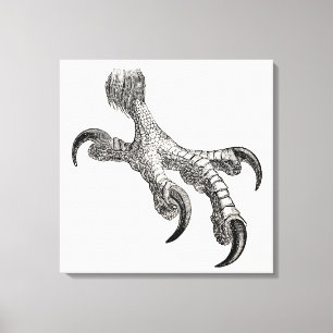 Lienzo Garras personalizadas garra del pájaro de Eagle